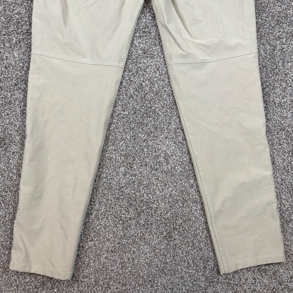 Lululemon ABC Pant Slim 32 Utilitech Khaki Tan Mens LM5ABNS Technical Trousers - Picture 8 of 11